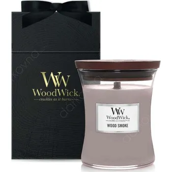 Dárkový potravinový koš Dárkovna s.r.o. Svíčka WOOD WICK WOOD SMOKE
