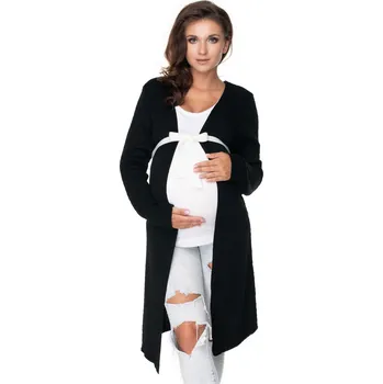 Dámský svetr PeeKaBoo Dámský těhotenský kardigan Hazlendru černá Univerzální