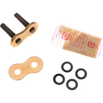 Řetězová sada pro motocykl Spojka řetězu DID 530 ZVM-X2 zlatá, pevná(nýtovací)