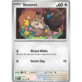 Karetní hra Pokémon TCG Skwovet 178/197