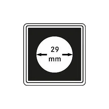 Kapsle na mince Carrée 30 mm - 4 ks Kapsle na mince CARRÉE 30 mm