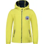 Dětská softshellová bunda Alpine Pro OMANO - žluto-zelená / 128/134