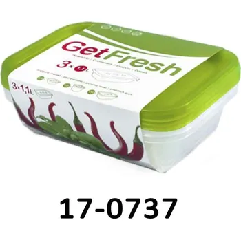 Termobox Nádoby na potraviny GET - sada 3 x 1,1 L - LENMAN 17-0737