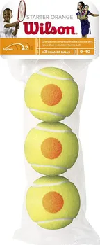 Tenisový míč Wilson Starter Orange WRT137300 žluté/oranžové 3 ks