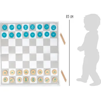 Šachy Small Foot Dáma a šachy Active