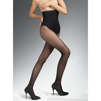 Dámské punčochy Marilyn Černé punčochy s vysokým pásem Talia Control 20 DEN černá 2
