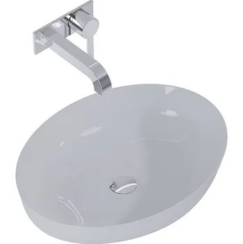 Umyvadlo Lotosan Blanche umyvadlo na desku, 52x39,5, světle šedé matné, LK5002