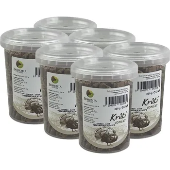 Krmivo pro psa Bohemia Pet Food BOHEMIA krůtí odměny 6x250g (multipack) (DOPRODEJ)