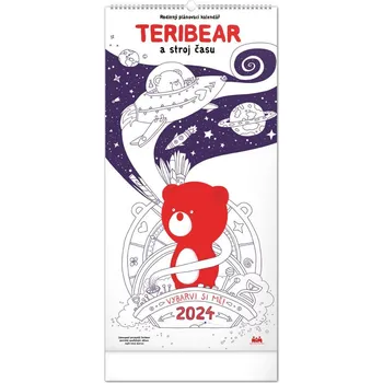 Kalendář Presco Group Teribear a stroj času 2024