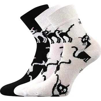 Dámské ponožky Dámské ponožky Boma - Xantipa 32, černá, bílá, béžová Barva: Mix barev, Velikost: 35-38