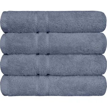 Ručník SCANquilt bavlněný ručník COTTONA šedomodrá ručník 50 x 100 cm