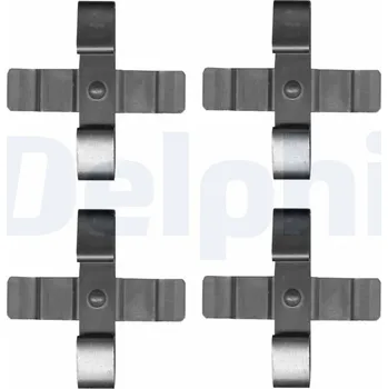 Přislušenství brzdového systému Sada příslušenství, obložení kotoučové brzdy DELPHI LX0625