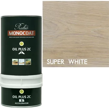 Olej na dřevo Rubio Monocoat Oil Plus 2C SUPER WHITE 3,5 L