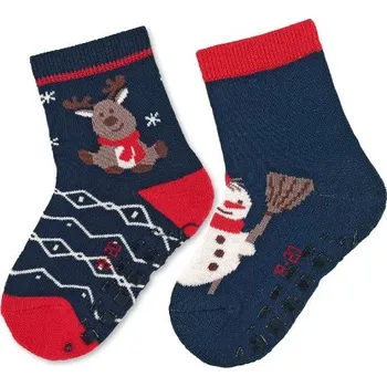 Protiskluzové ponožky Sterntaler 2 páry Sobík 25/26