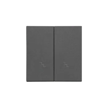 vypínač SIMON TKW6/2/116 Kryt 2 násobný pro přístroje spínačů a tlačítek bílá