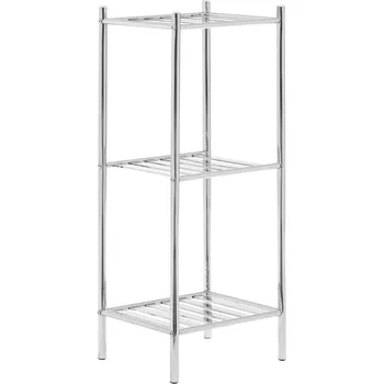 regál Koupelnový regál ve stříbrné barvě 33x78 cm – Premier Housewares ID_1100662