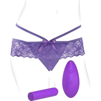 Vibrátor Kalhotky Fantasy For Her Crotchless Panty Thrill Thrill-Her - s kupónem KUP15 cena 918 Kč + extra diskrétní expedice