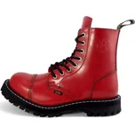 Steel boty 8 dírek 113/114/O/FULL červená, velikost 37