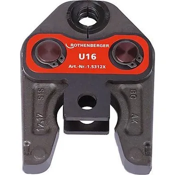 Kleště Lisovací čelisti U16 Standard, Rothenberger 015312X (Rothenberger 015312X Samostatná čelist U16 pro Romax 3000, 4000, AC ECO aj.)
