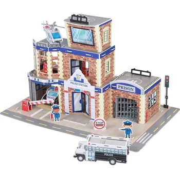 3D puzzle Fiesta Crafts 3D puzzle Policejní stanice 89 dílků