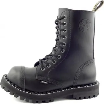 Dámská obuv Steel boty 10 dírek 105/106/O/CRAZY černá, velikost 42