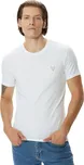 GUESS PÁNSKÉ TRIČKO T-SHIRT CN SS CORE TEE STR WHITE M2YI24J1314 G011 Velikost: XXL
