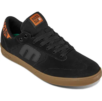 Pánské cyklistické tretry Boty - ETNIES Windrow x Burn Slow - Black / Orange 45,5