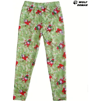 Dívčí legíny Dívčí legíny ELEVEK AB615-13 zelené