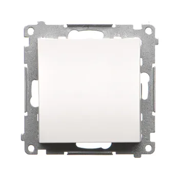 vypínač SIMON TPK1.01/111 Kabelový výstup (přístroj s krytem) bílá