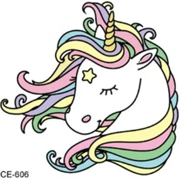 Odstranitelné tetování Rocolo Design Dočasné tetování Jednorožec CE-606