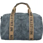 Cestovní dámská koženková kabelka Gita zimní kolekce, modrá