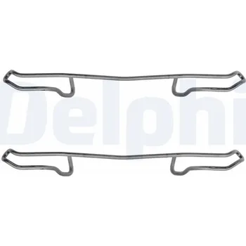Přislušenství brzdového systému Sada příslušenství, obložení kotoučové brzdy DELPHI LX0108