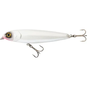 Umělá nástraha CAPERLAN Wobler na mořský rybolov na nástrahu Wizdom 110F Bílý BÍLÁ