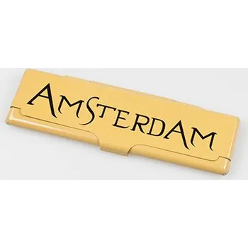 Obal na King Size papírky - Amsterdam, zlatý (Obal na KingSize papírky - Amsterdam zlatý)