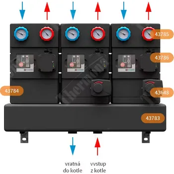 Kotel Thermona Cirkulační jednotka DN25 bez směš.ventilu 43784
