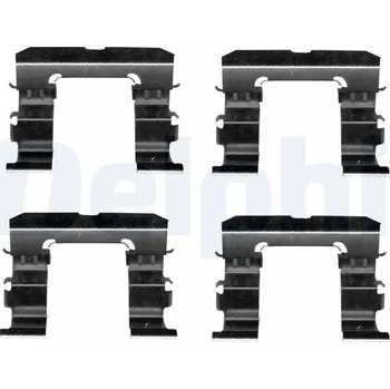 Přislušenství brzdového systému Sada příslušenství, obložení kotoučové brzdy DELPHI LX0613