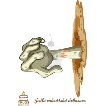 Jedlá dekorace na dort Caketools Jedlý papír "Halloween 8" - A4