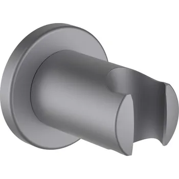 Tyč na sprchový závěs Laufen nástěnný držák ruční sprchy pevný, PVD kartáčovaná nerez ocel HF504779423000