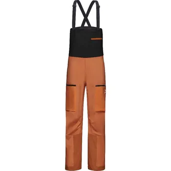 Snowboardové kalhoty Mammut Mammut Eiger Free Pro HS Bib Pants Men Velikost-barva: Oranžová - 50