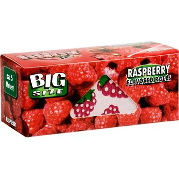 Papírky Juicy Jay's Rolls, Malina, 5m v balení (Papírky Juicy Jay´s rolovací Malina 5m v balení)