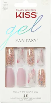 Umělé nehty KISS Gel Fantasy Nails Dreams 28 ks
