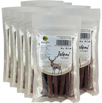 Pamlsek pro psa Bohemia Pet Food BOHEMIA jelení tyčinky 10x85g (multipack)