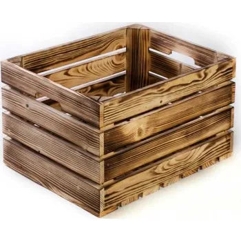 Úložný box Opálená bedýnka 40x30x24