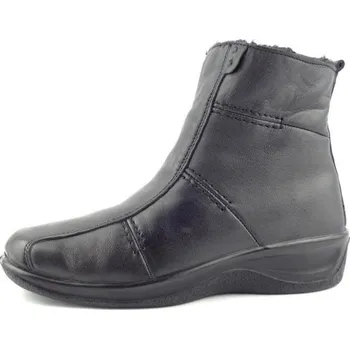 Dámská zimní obuv Kotníková černá 4219 FUR, velikost 39