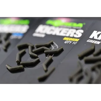 Rybářský háček Korda rovnátka na háček Kickers Velikost: Medium Green (zelené)