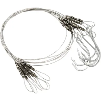 Rybářský háček CAPERLAN Návazec Resifight SW 23 kg 40 cm ŠEDÁ