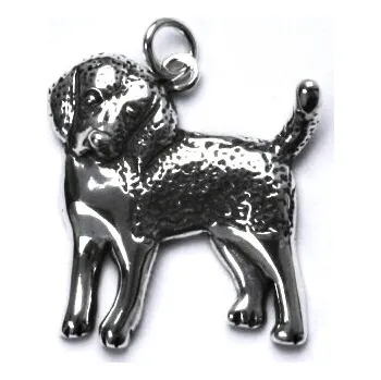 Přívěsek Stříbrný přívěsek pes bígl - P197 (Stříbrný přívěsek pes Bígl)