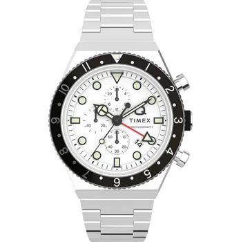 Hodinky Hodinky Timex Q Three Time Zone Chronograph TW2V69900