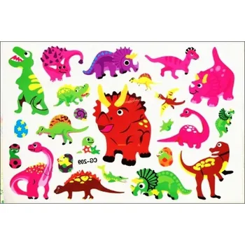 Tetování Tetování barevné pro děti Dinosaurus Mix 16 x 10,5 cm