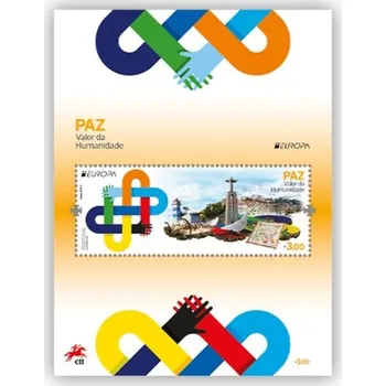 Poštovní známka CTT - Portugal post (2023) MiNr. ** - Portugalsko - BLOCK - Europa: Mír